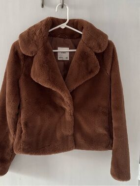 Abercrombie & Fitch Plush Brown Teddy Jacket